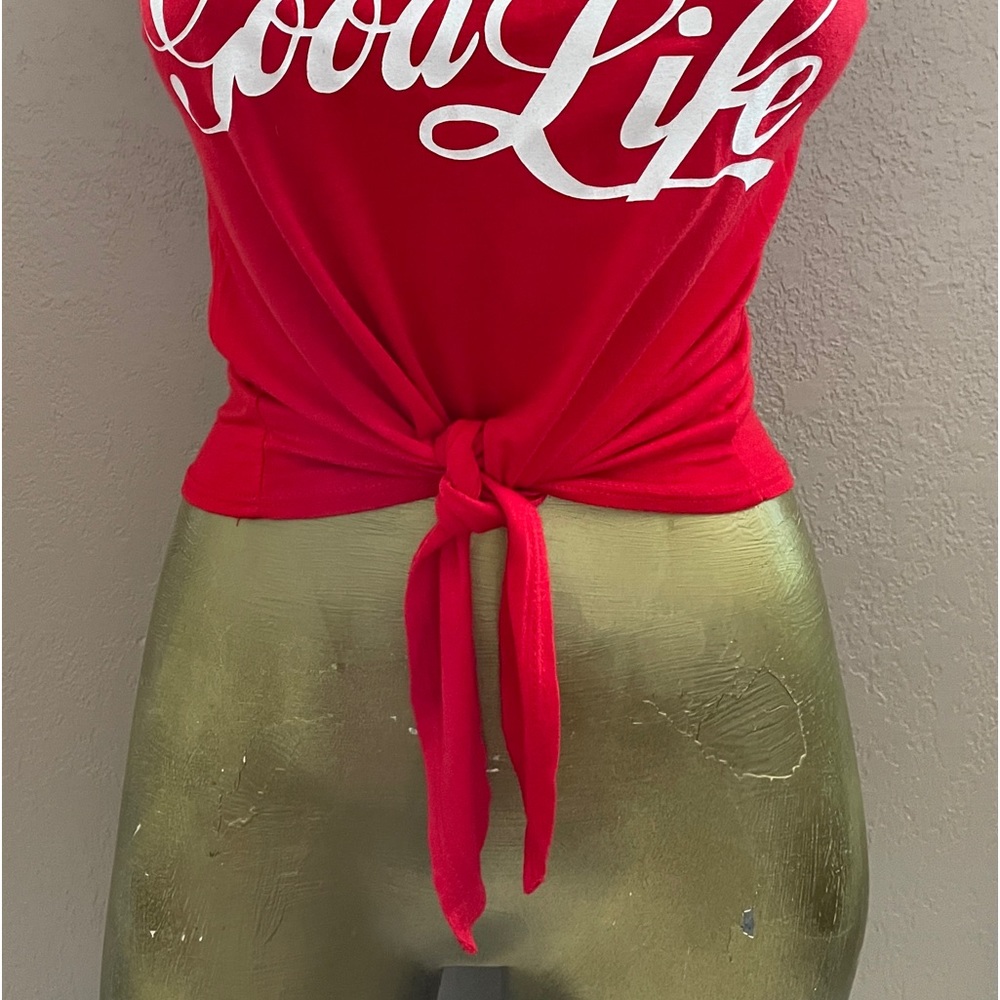 ENJOY the GOOD LIFE Tie-Front TOP S - Picture 7 of 9